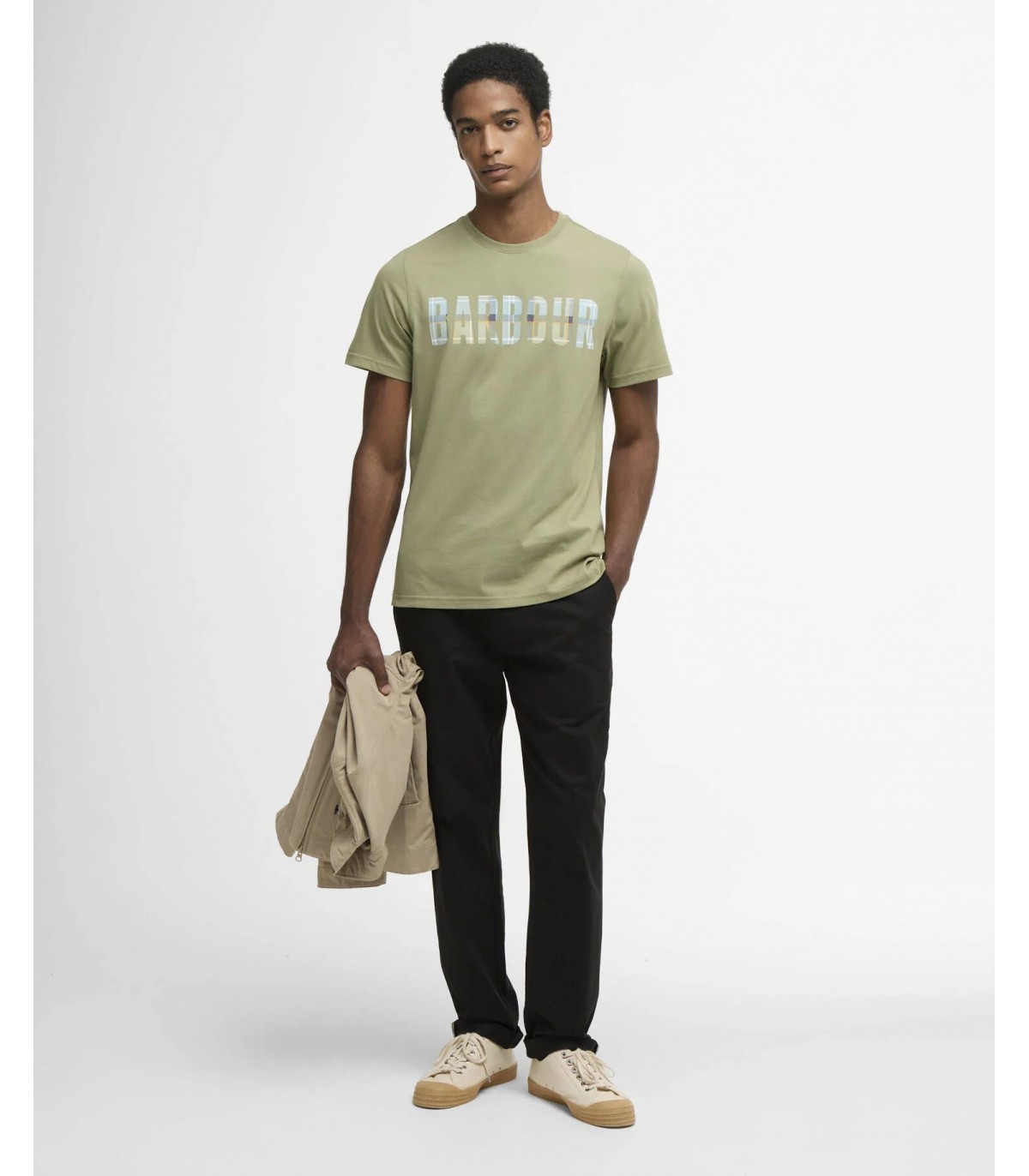 Tee shirt mc barbour gn34laurelgreen