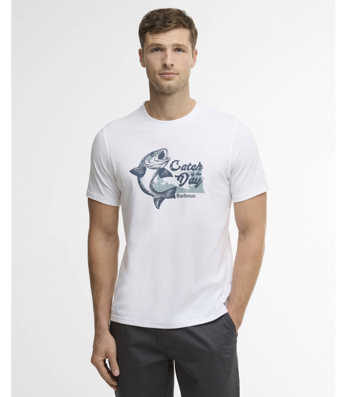 Tee shirt mc barbour wh11white