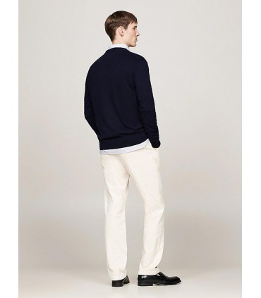 Pull col v tommy menswear dw5desertsky