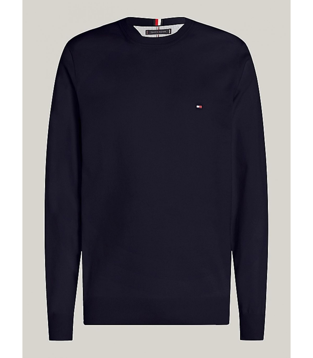 Pull col v tommy menswear dw5desertsky