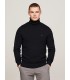 Pull col roule tommy menswear bdsblack