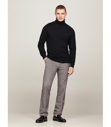 Pull col roule tommy menswear bdsblack