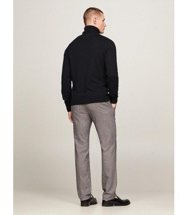 Pull col roule tommy menswear bdsblack