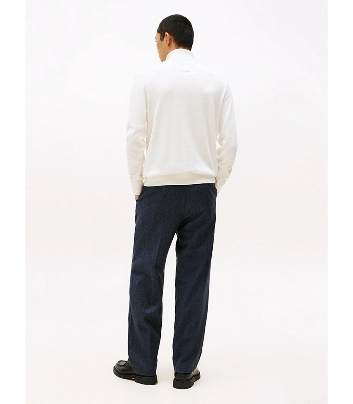 Pull col roule tommy menswear z00ivory