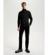 Pull col zippe tommy menswear bdsblack