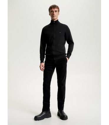 Pull col zippe tommy menswear bdsblack