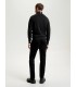Pull col zippe tommy menswear bdsblack