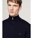 Pull col zippe tommy menswear dw5desertsky