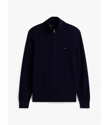 Pull col zippe tommy menswear dw5desertsky