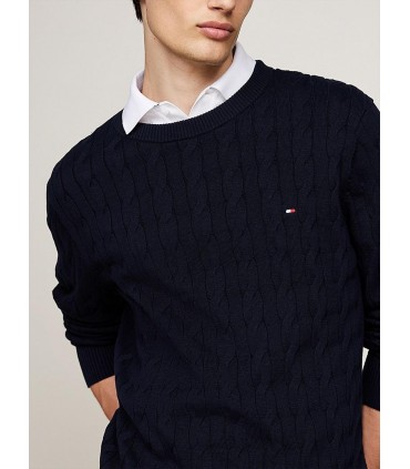 Pull col rond tommy menswear dw5desertsky