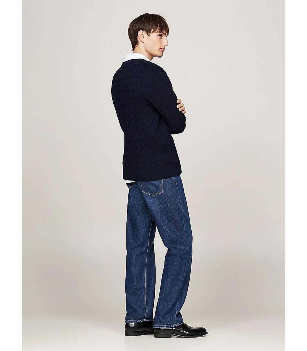 Pull col rond tommy menswear dw5desertsky