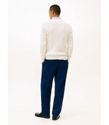 Pull col rond tommy menswear z00ivory