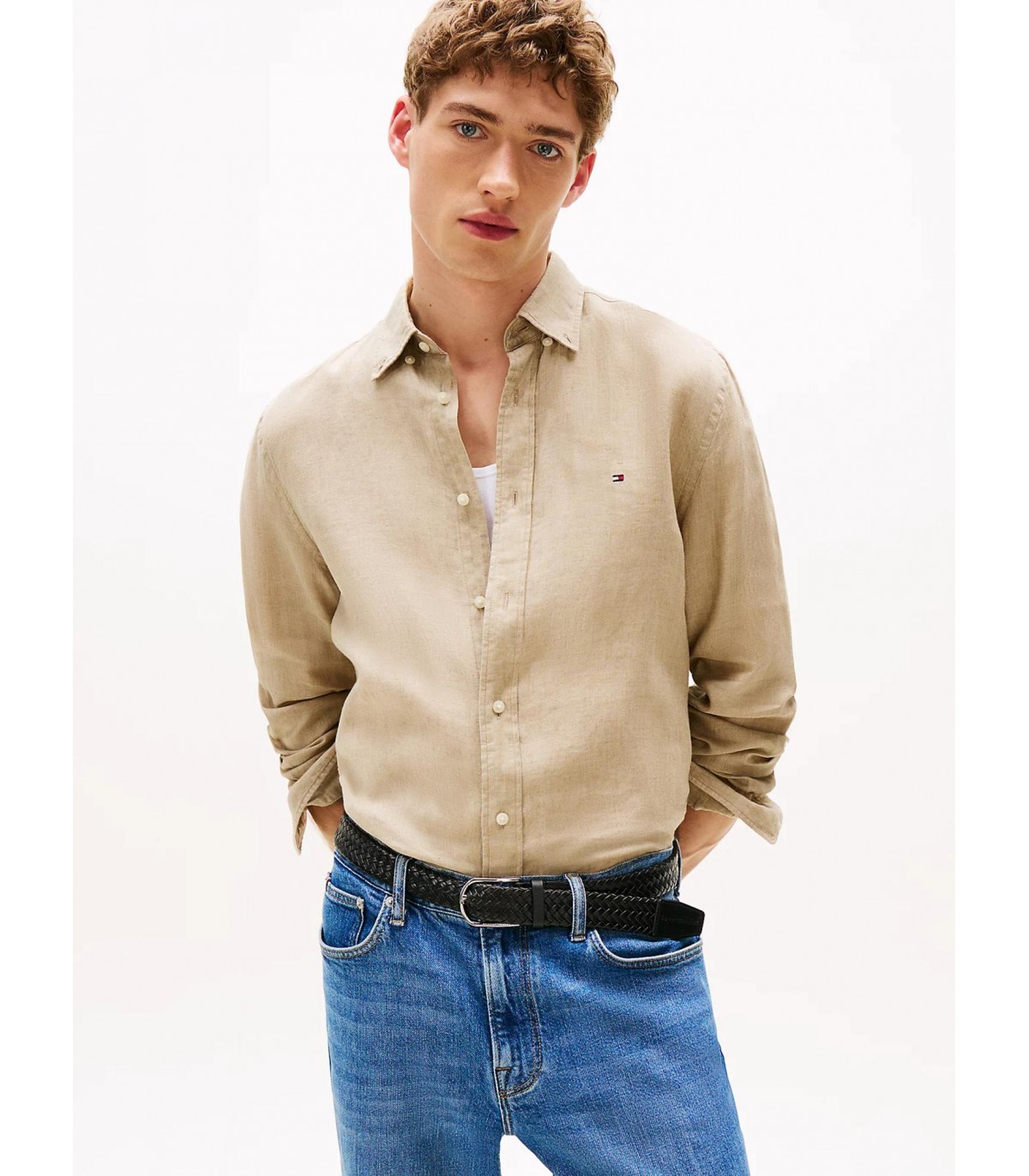 Chemise ml tommy menswear rbtbeige