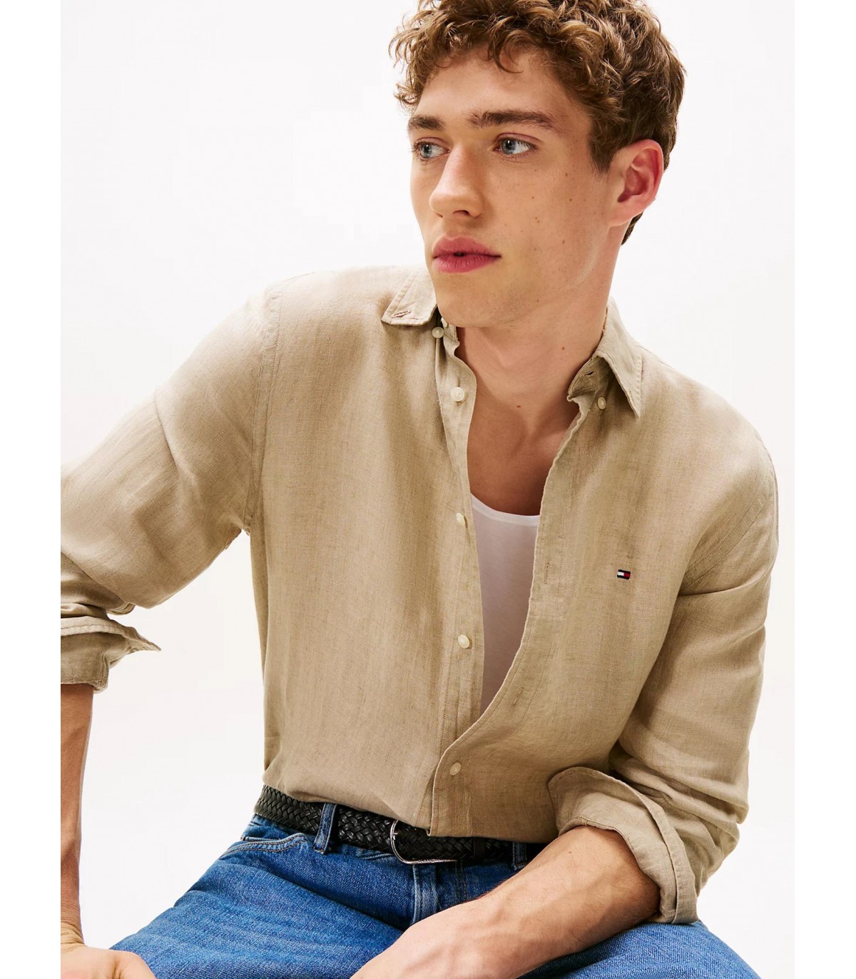 Chemise ml tommy menswear rbtbeige