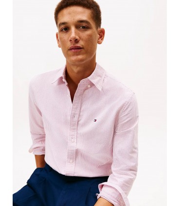 Chemise ml tommy menswear 0exred/white