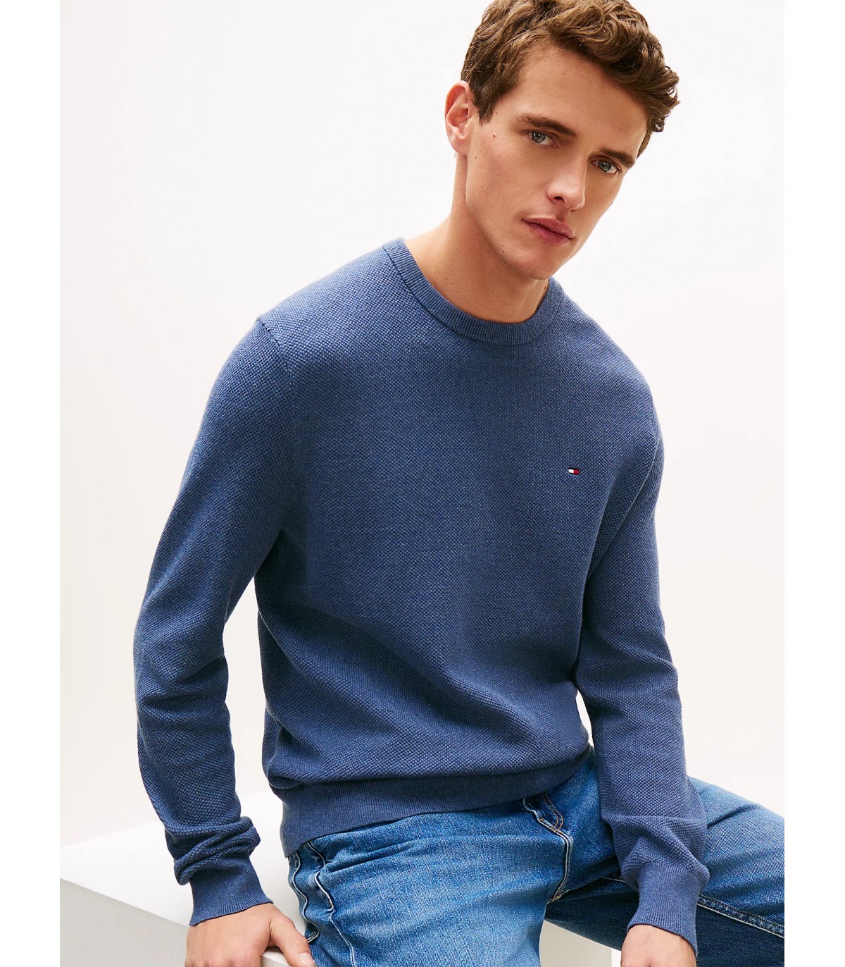 Pull col rond tommy menswear dbzaegeansea