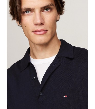 Pull col polo tommy menswear dw5desertsky