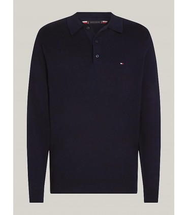 Pull col polo tommy menswear dw5desertsky