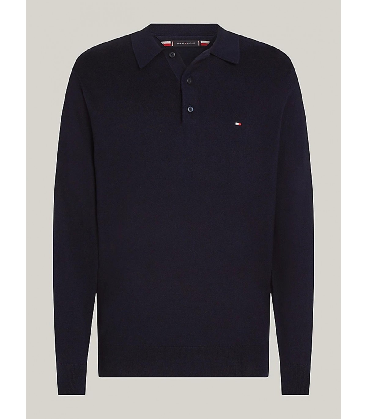 Pull col polo tommy menswear dw5desertsky