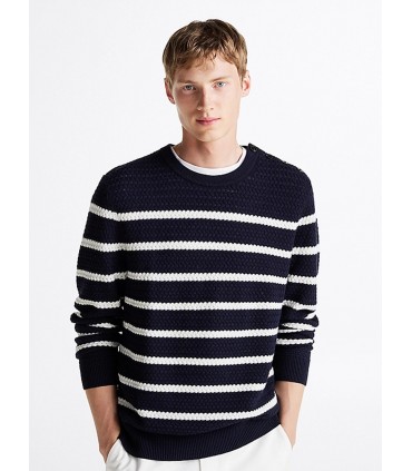 Pull col rond tommy menswear 0gydesertsky/ibory