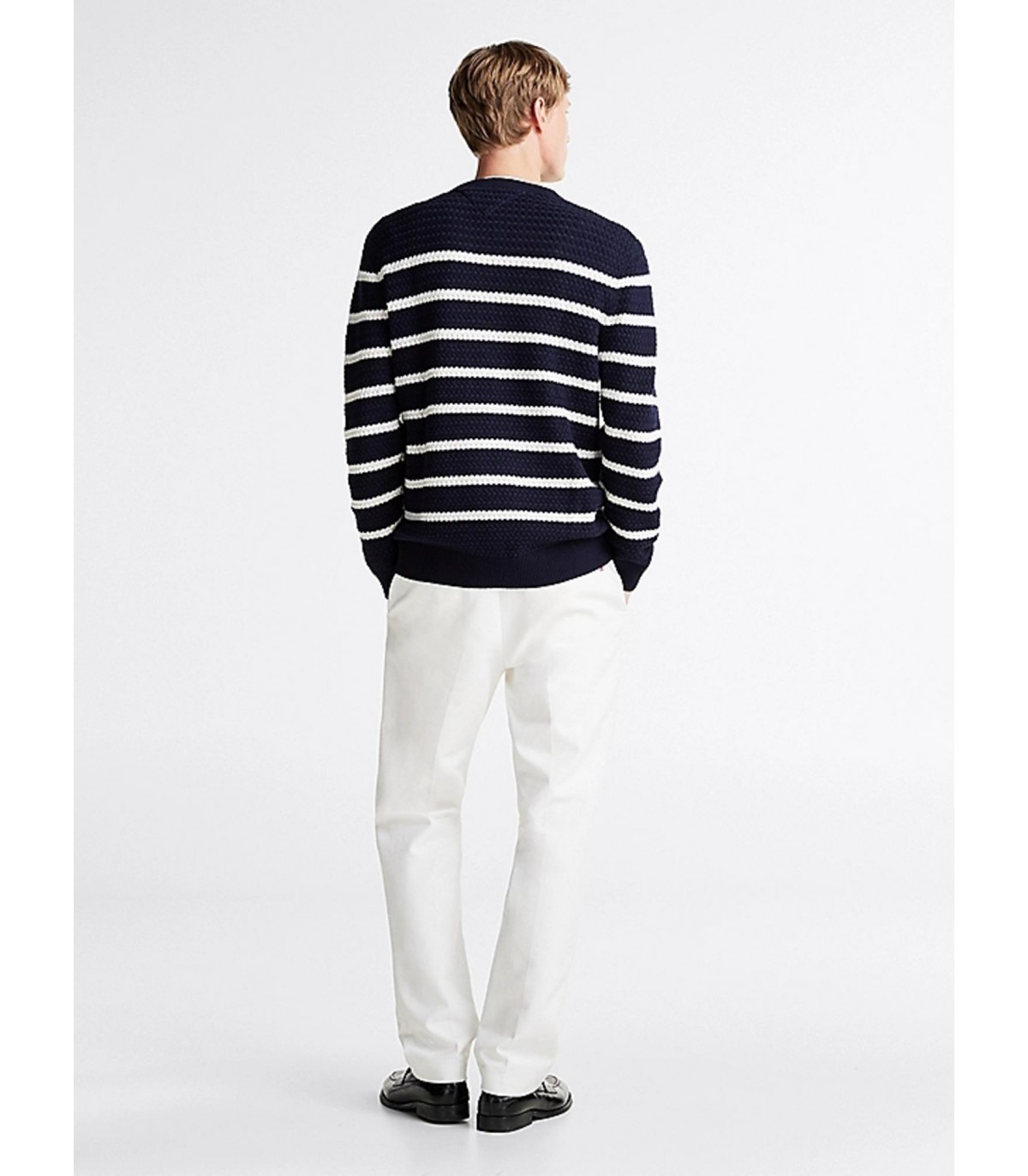 Pull col rond tommy menswear 0gydesertsky/ibory