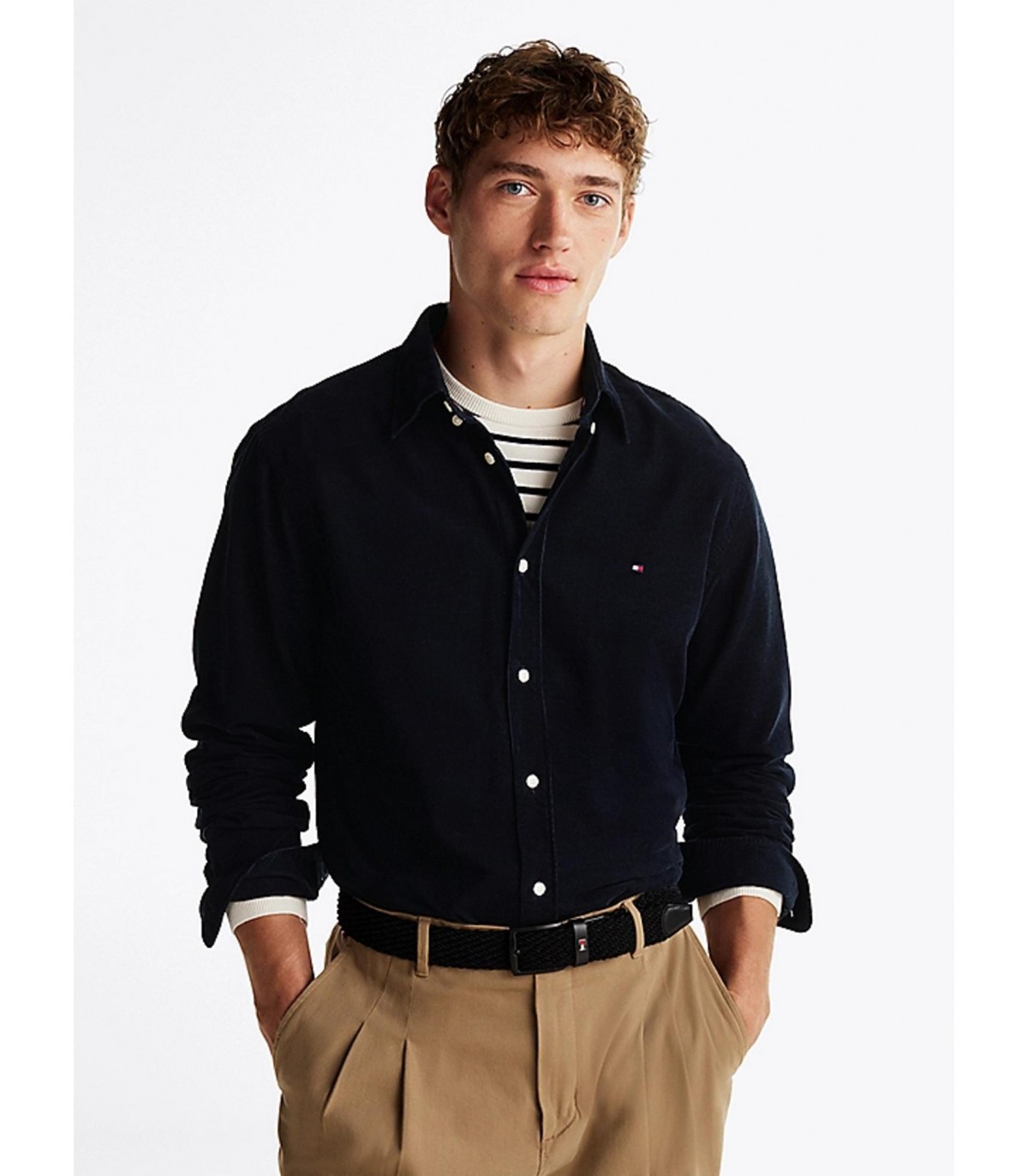 Chemise ml tommy menswear dw5desertsky