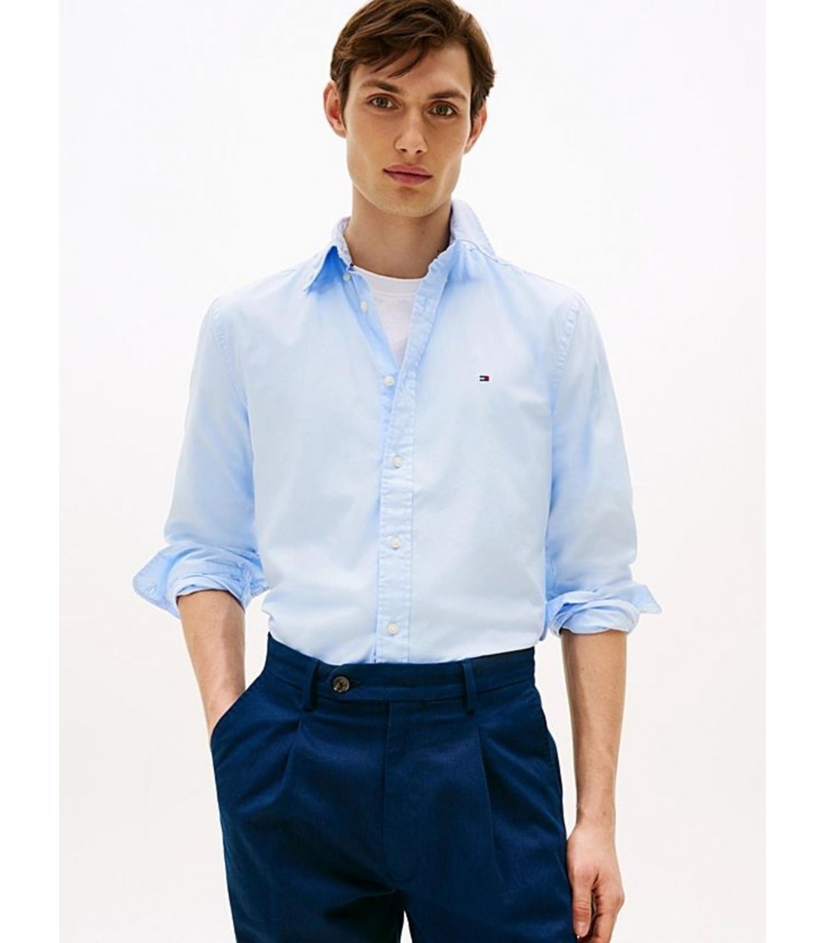 Chemise ml tommy menswear c3qsweetblue