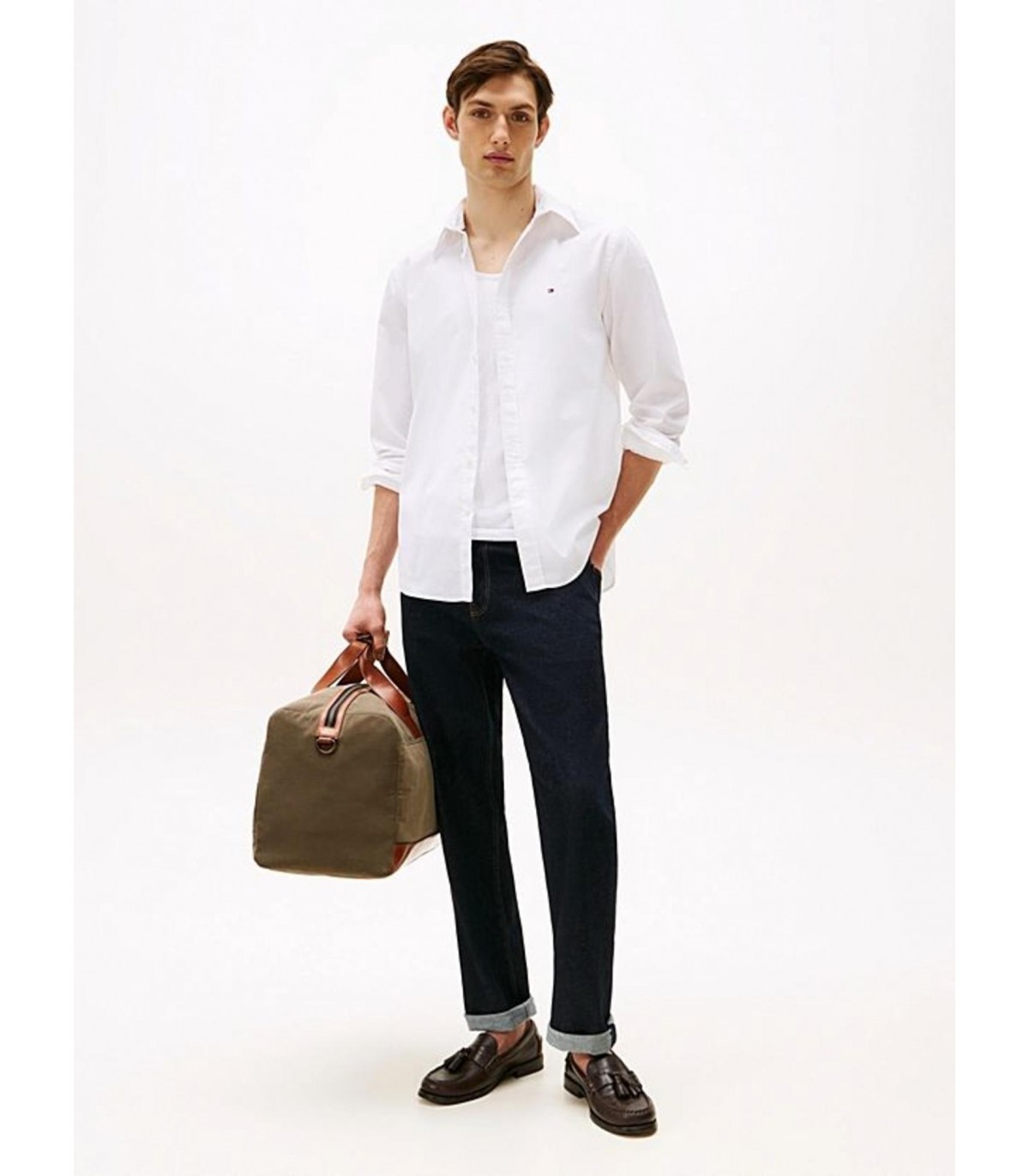Chemise ml tommy menswear ybrwhite