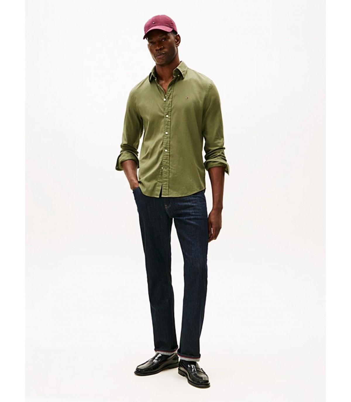 Chemise ml tommy menswear plibattlegreen
