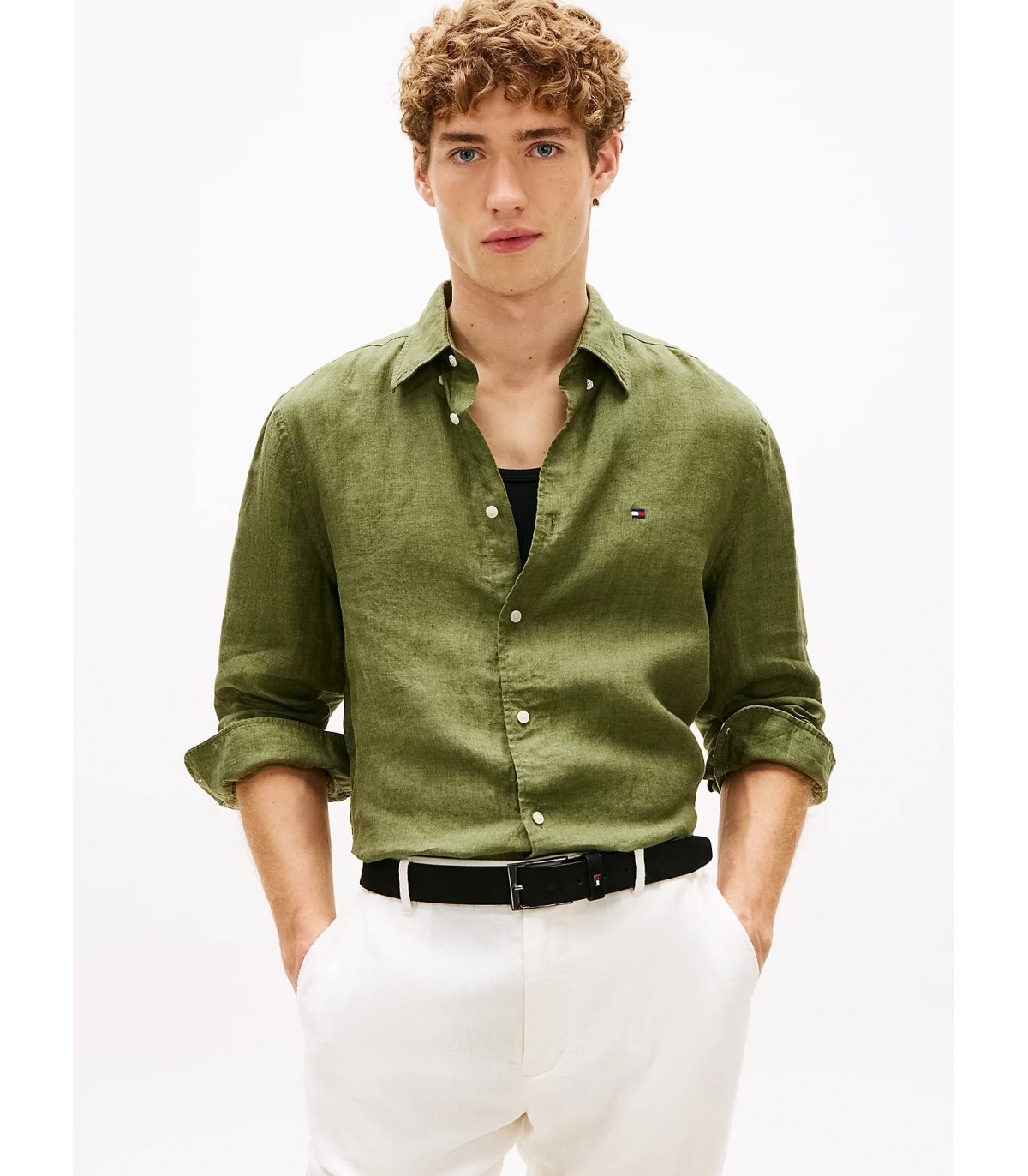 Chemise ml tommy menswear msxdarkartichoke