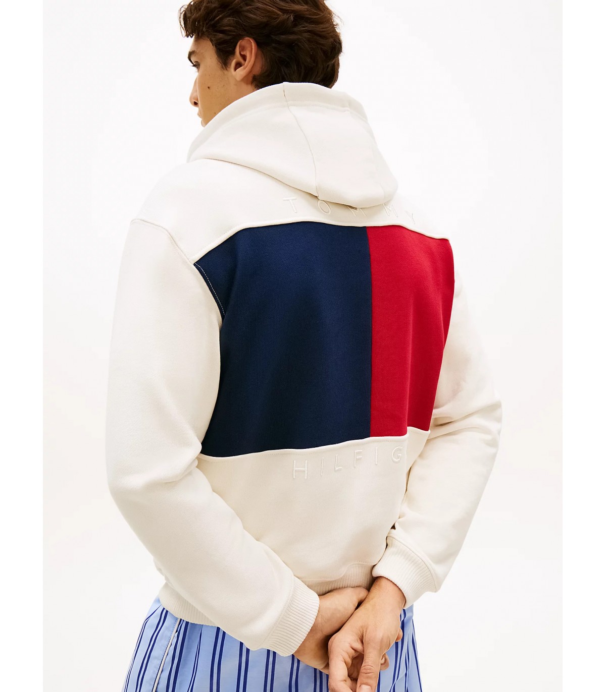 Sweat capuche tommy menswear z00ivory