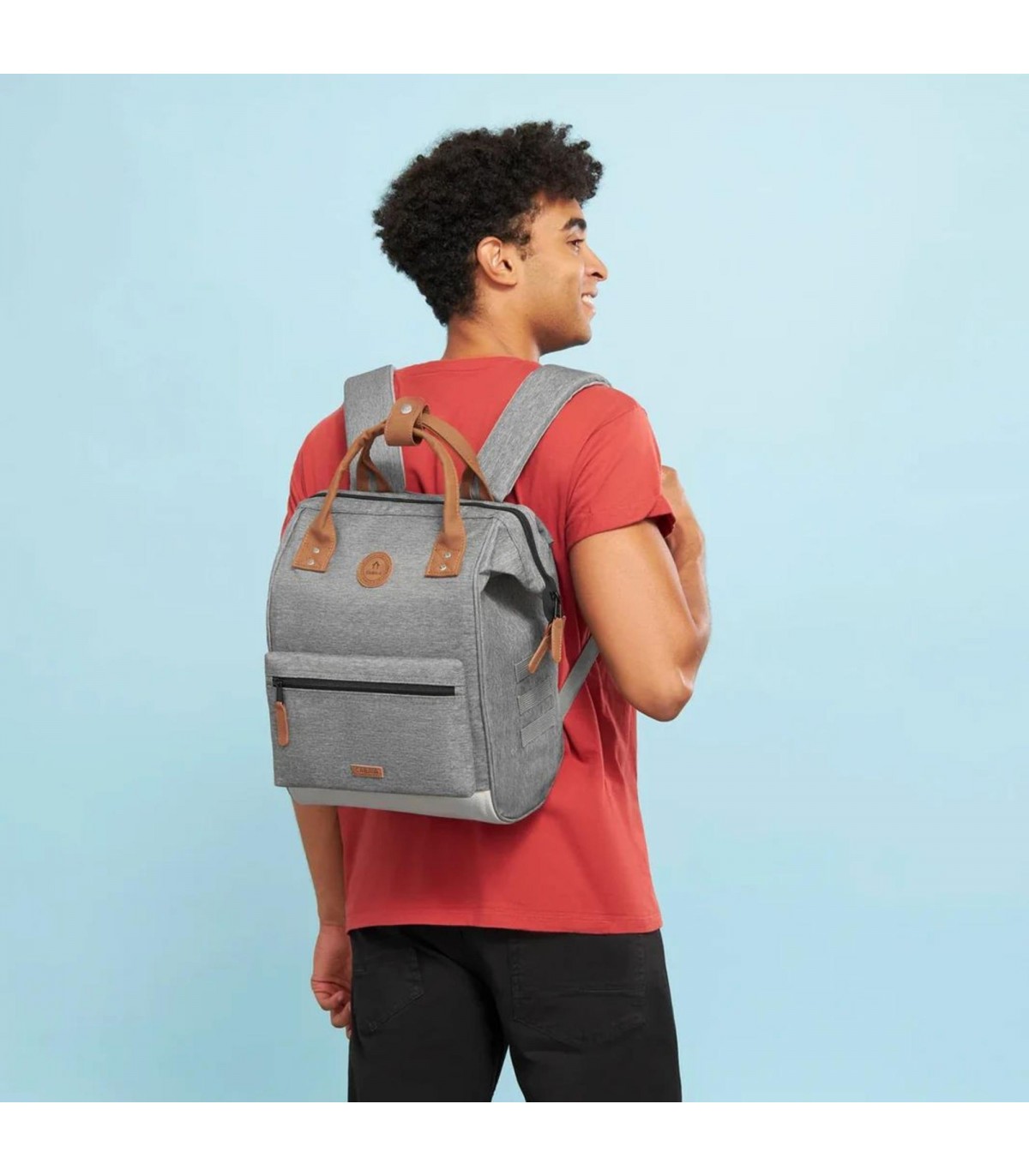 Maroquinerie sac a dos cabaia gris
