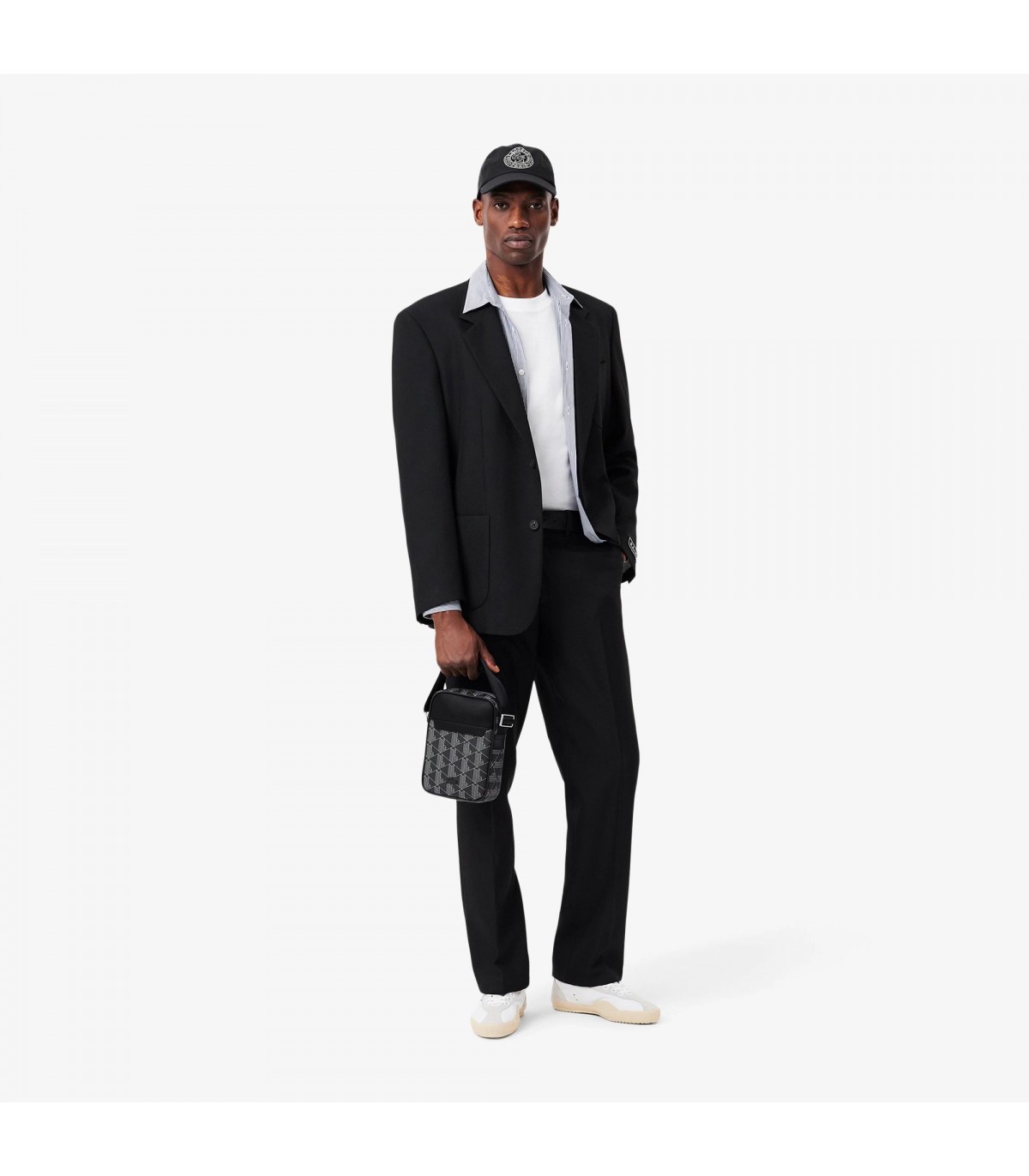 Maroquinerie sacoche lacoste h45-noir
