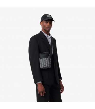 Maroquinerie sacoche lacoste h45-noir