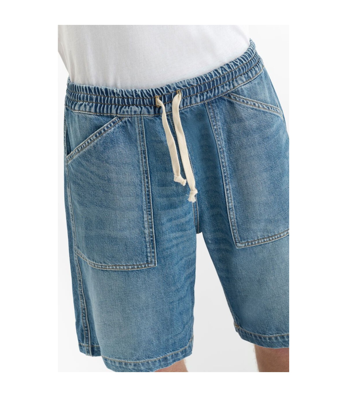 Bermuda jean tps cerises 3001blue