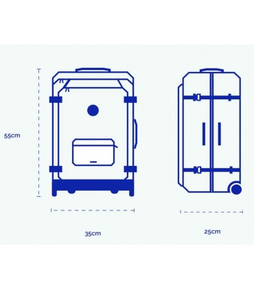 Maroquinerie valise cabaia 