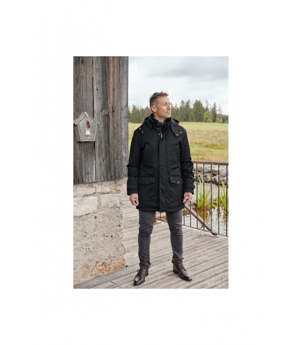 Parka hafnium c9999noir