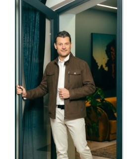 Blouson hafnium c8019marron