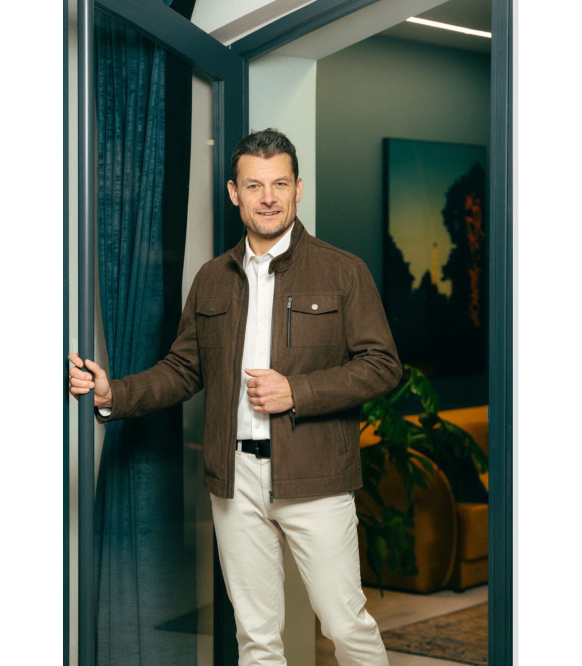 Blouson hafnium c8019marron
