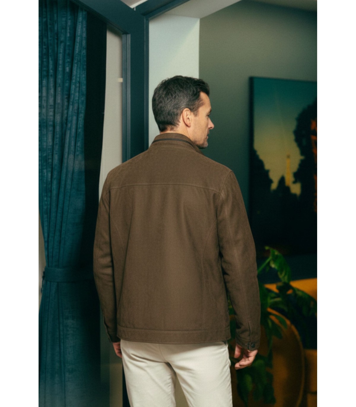 Blouson hafnium c8019marron