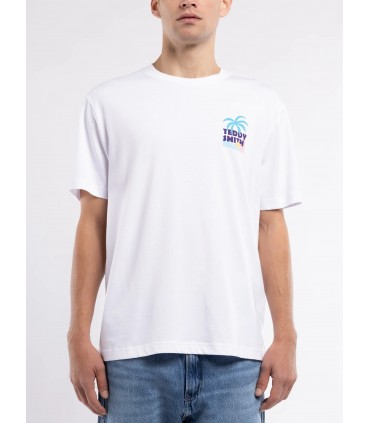 Tee shirt mc teddy smith 202blanc