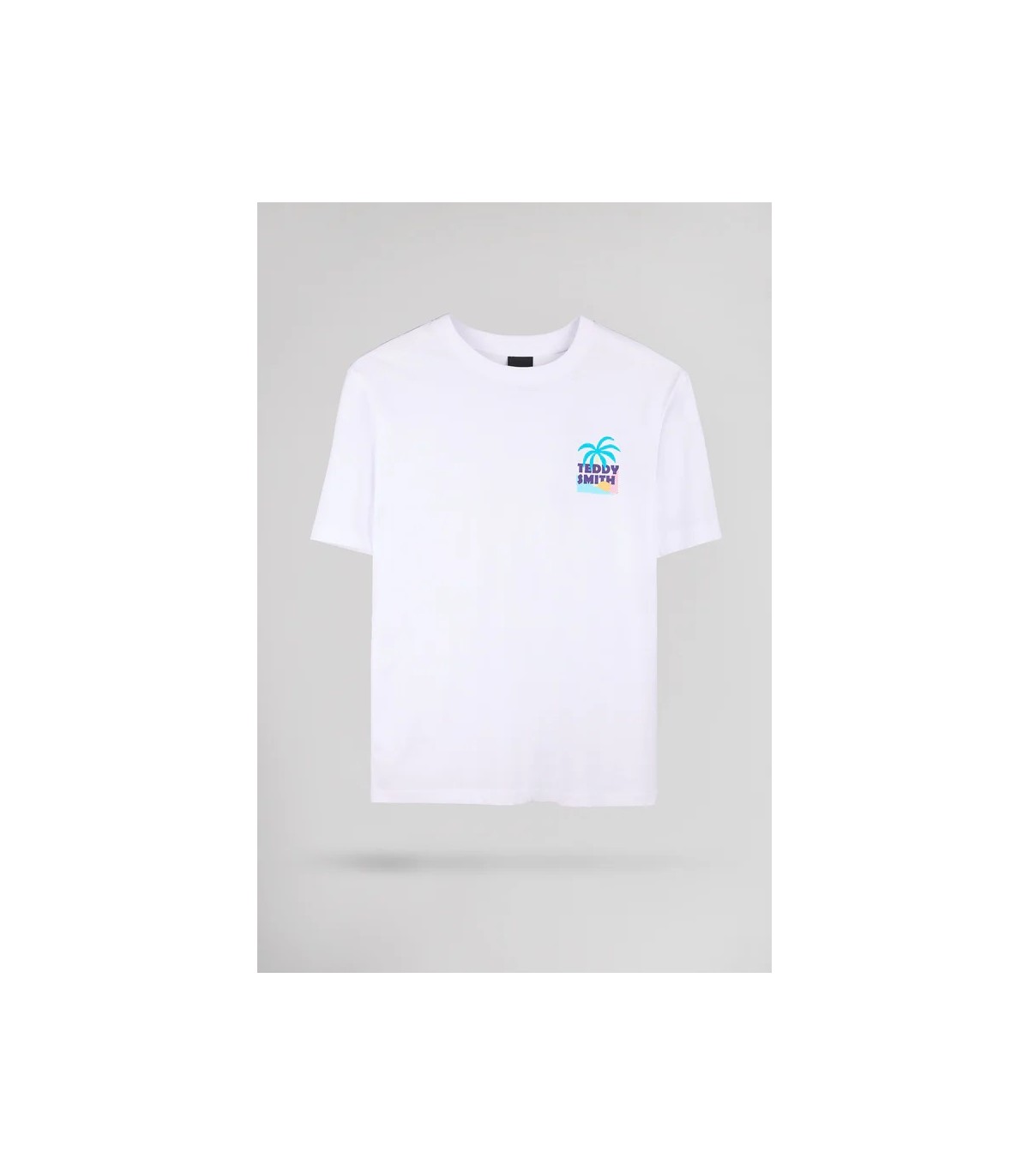 Tee shirt mc teddy smith 202blanc