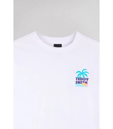 Tee shirt mc teddy smith 202blanc