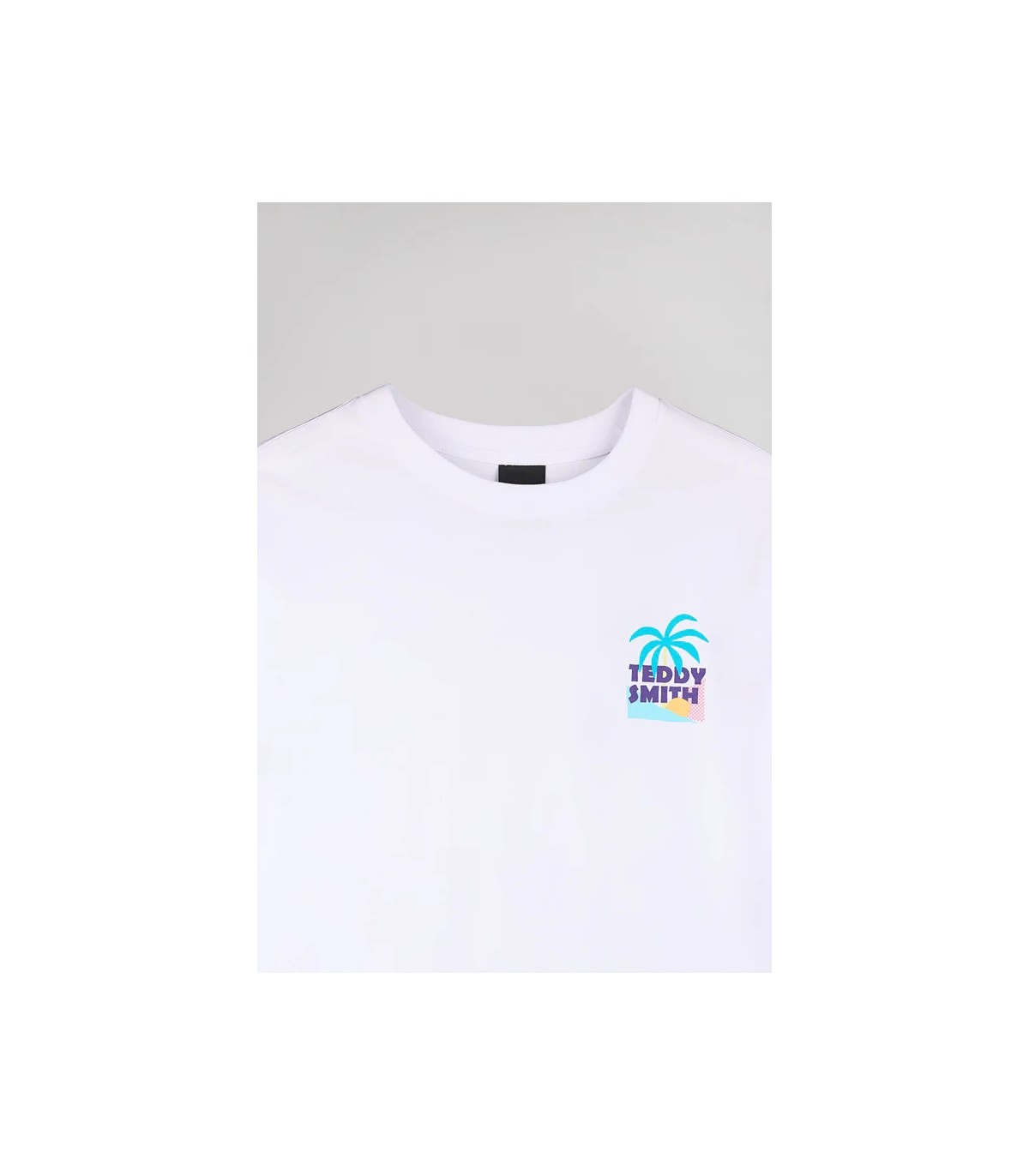 Tee shirt mc teddy smith 202blanc