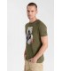 Tee shirt mc tps cerises 9123kaki