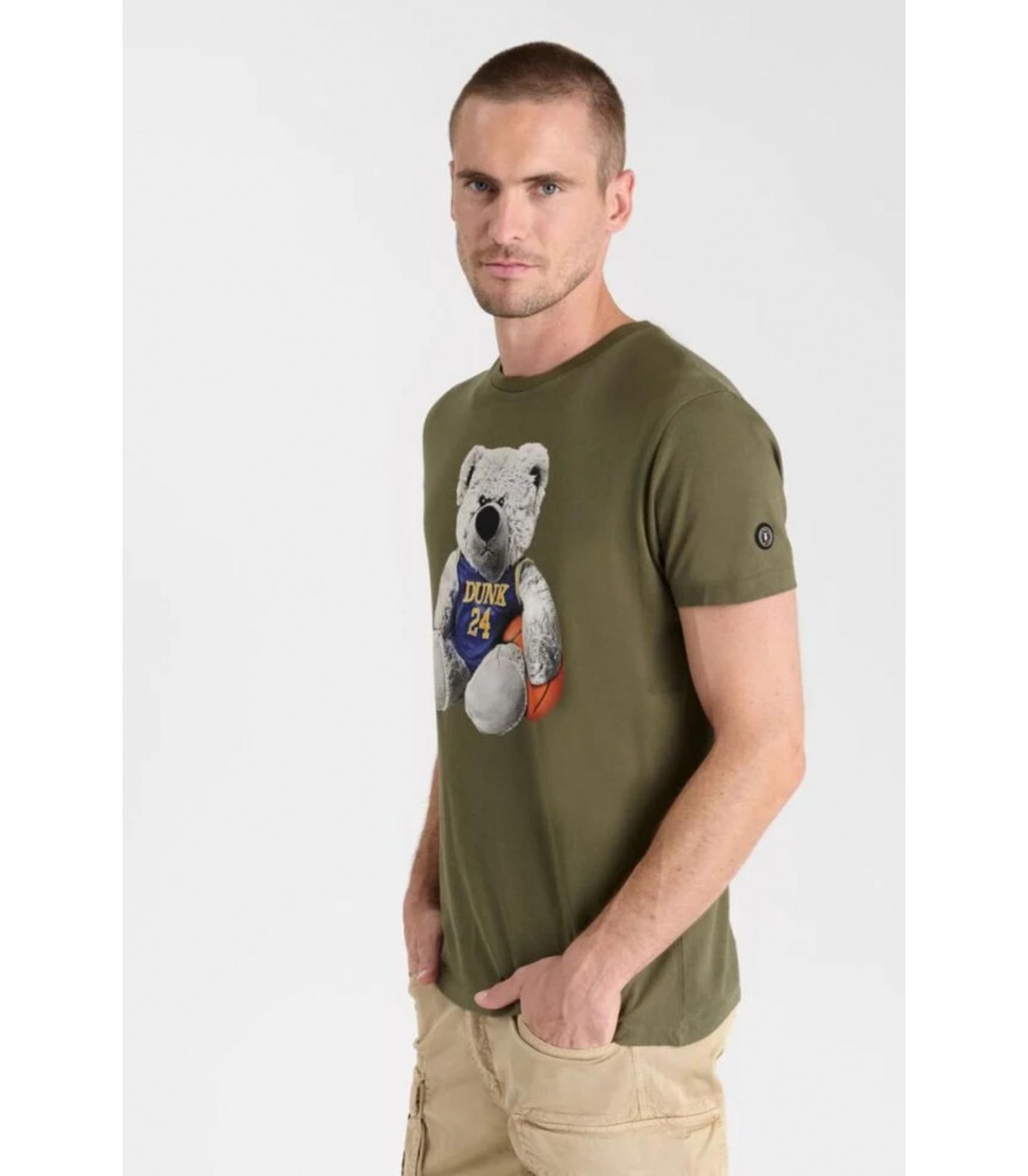 Tee shirt mc tps cerises 9123kaki