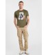 Tee shirt mc tps cerises 9123kaki