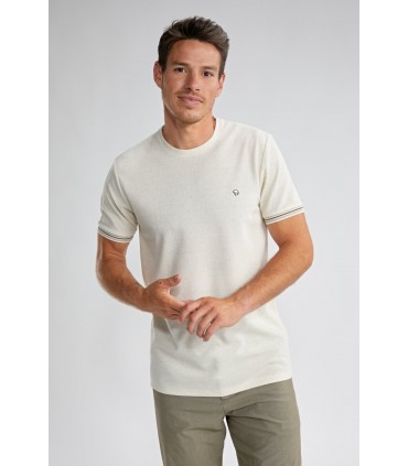 Tee shirt mc benson & cherry beige