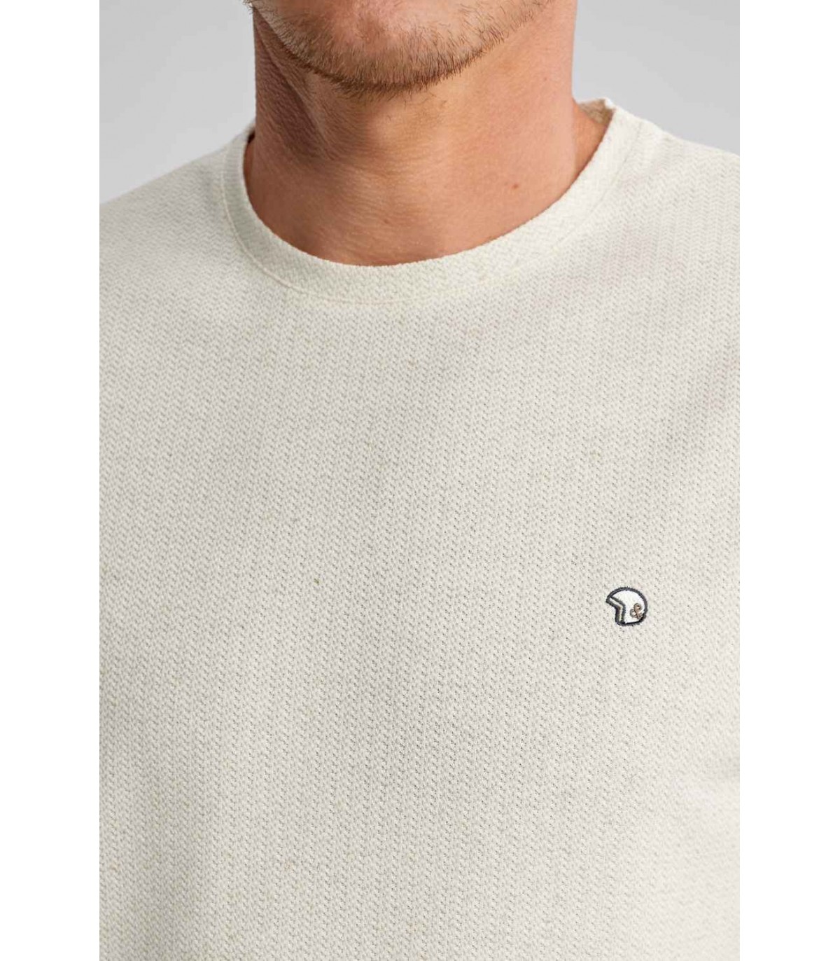 Tee shirt mc benson & cherry beige