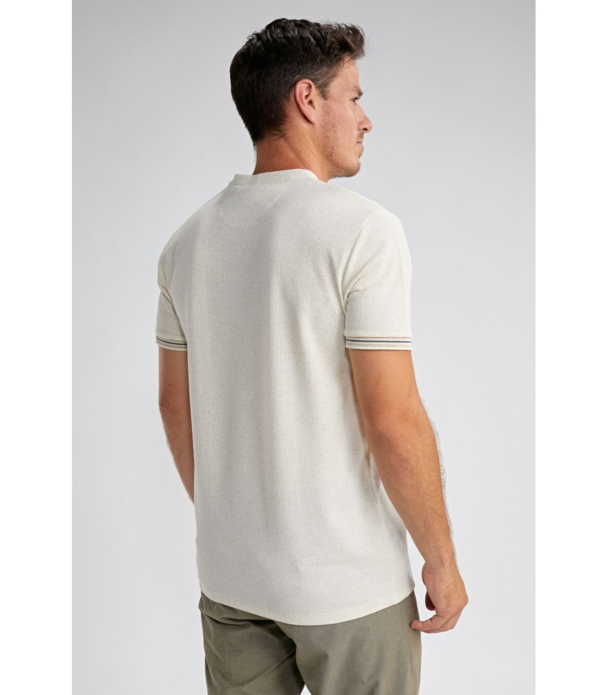 Tee shirt mc benson & cherry beige
